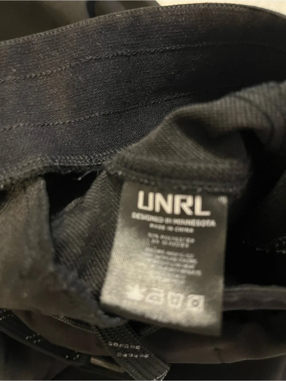 UNRL Black Men's Jogger Sweatpants with Drawstring XL